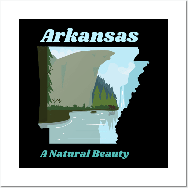 Arkansas : A Natural Beauty Wall Art by Joco Studio